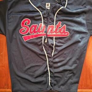 Majestic MLB MILB AAA Authentic St. Paul Saints home jersey. Stitched. Size XL.